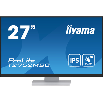 Монітор 27" IIYAMA ProLite T2752MSC-W1 IPS безрамковий/сенсорний екран Білий