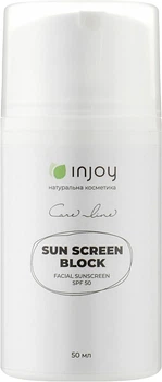 Сонцезахисний крем для обличчя SPF50 - InJoy Care Line Screen Block 50ml (556065-1700)