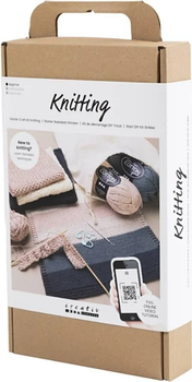 Zestaw do rękodzieła Creativ Company Starter Craft Kit Knitting do robienia na drutach (5712854587013)