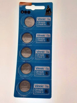 Батарейка часовая VINNIC CR1620 3.0V 68mAh 16x2.0mm&nbsp;Литиевая