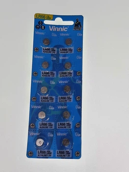 Батарея годинникова Vinnic LR626 (177) AG4 1.55 V 15mAh 6.8x2.6mm. Марганцево-лужна