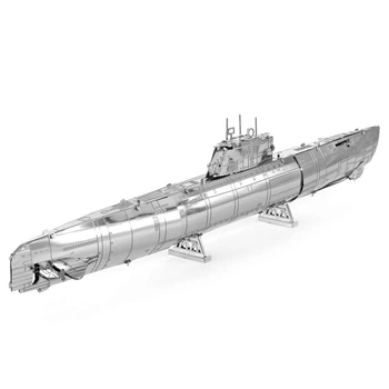 Металлический конструктор 3Д Metal Earth - German U-boat Type XXI, MMS121
