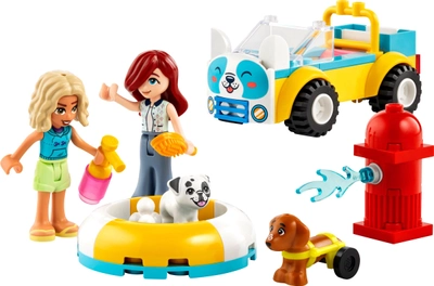 Zestaw klocków LEGO Friends Samochód do pielęgnacji psów 60 elementów (42635)
