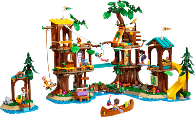 Zestaw klocków LEGO Friends Domek na drzewie na obozie kempingowym 1128 elementów (42631)