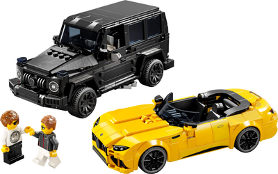 Zestaw klocków LEGO Speed Champions Mercedes-AMG G 63 i Mercedes-AMG SL 63 808 elementów (76924)