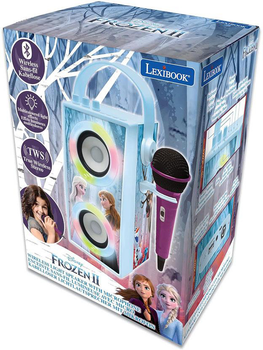 Przenośny głośnik Lexibook Disney Frozen II Bluetooth z oświetleniem i mikrofonem (3380743084350)