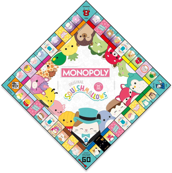 Gra planszowa Squishmallows Winning Moves Monopoly (5053410006525)