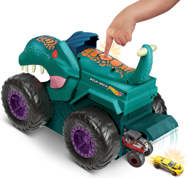 Збільшена машинка Hot Wheels Monster Trucks Хижий Мега Рекс (0887961974775)