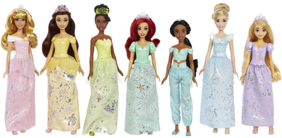 Zestaw lalek Mattel Disney Princess Story Sparkle 7 szt (0194735120543)
