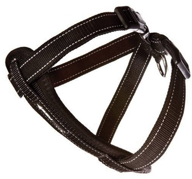 Шлея для собак Ezydog Harness Neoprene Black S 37-60 см (5708214102040)