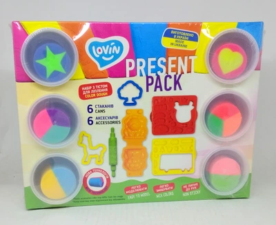 Набор для лепки с тестом ОКТО Present Pack, 41222