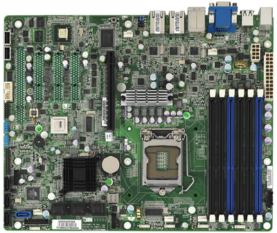 Материнская плата Tyan S5502 (s1156, 6xDDR3, 1xPCI-e x16, NO AUDIO, ATX) (S5502GM2NR-LE) Б/У