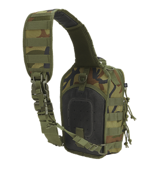 Тактична сумка-рюкзак Brandit-Wea US Cooper sling medium(8036-10-OS) woodland, 8L