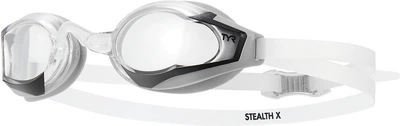 Okulary pływackie Tyr Stealth-X Mirrored Performance Goggles Clear/Silver/Silver (194238203255)