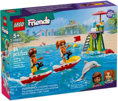 Zestaw klocków LEGO Friends Plażowy skuter wodny 84 elementy (42623)
