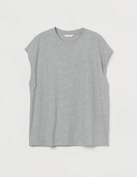 Майка H&M Ж1104668 (09790663) колір сірий L