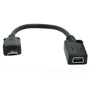 Кабель переходник Mini USB (мама) - Micro USB (папа) Прямой (48594)