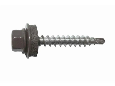 Саморіз даховий FASTENERS HOUSE 4,8 х 19 Чорний бурштин 50шт/уп. зі свердлом Економ КД SDSM (9005)