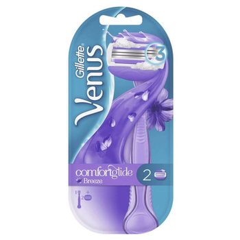 Бритва Жіноча Gillette Venus Comfortglide Breeze (2 змінні картриджі)