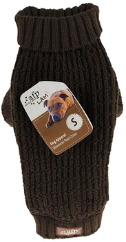 Sweter dla psów All For Paws Fishermans Size S Brązowy 35.6 cm (0847922052911)