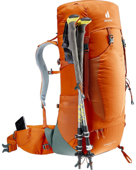 Plecak Deuter Aircontact Lite 40 + 10 l Pomarańczowy (334012393190)