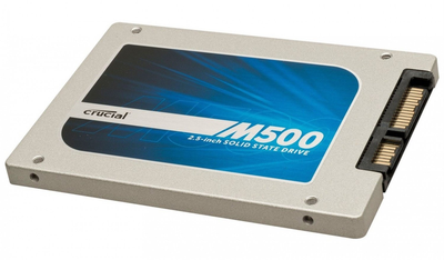 SSD накопитель 120 ГБ Crucial (2.5", MLC, SATAIII, CT120M500SSD1) Б/У