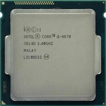 Процессор s1150 Intel Core i5-4670, 3,4-3,8 МГц, 4-4 core, Intel HD Graphics 4600, 84W Б/У