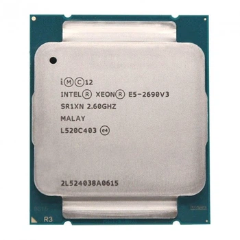 Процессор s2011-3 Intel Xeon E5-2690 V3, 2,6-3,5 МГц, 12-24 core, Нет, 135W Б/У