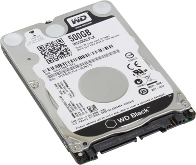 Жесткий диск 500 ГБ Western Digital (2.5", 7200 об/мин, 32 МБ, SATAIII, WD5000LPLX) Б/У