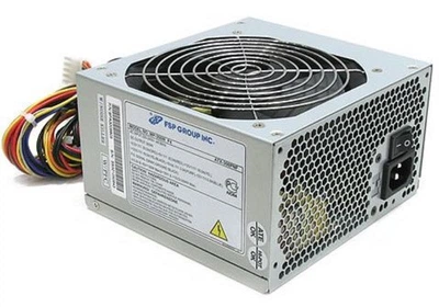Блок питания 400 Вт FSP, 24+4 pin, питание видеокарты - Нет, 120 мм, ATX, ATX-400PNR Б/У