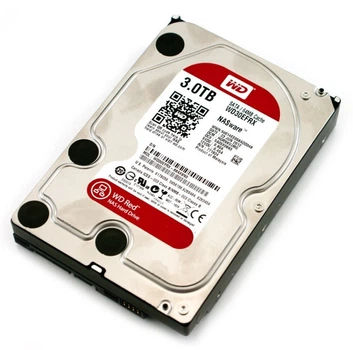 Жесткий диск 3 ТБ Western Digital (для ПК, 3.5", 5400 об/мин, 64 МВ, SATAIII, WD30EFRX) Б/У