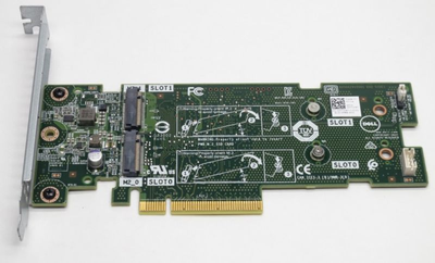 Контроллер Dell BOSS controller card PCIe x8, 2x SSD m.2 NVMe (403-BBUC) высокий профиль Б/У