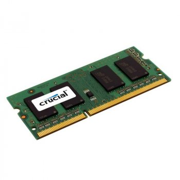 Оперативная память 8 ГБ, DDR3L, для ноутбуков, Crucial (1600 МГц, 1.35 В, CL11, CT8G3S160BM.C16FN Б/У