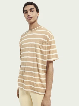 Футболка Scotch & Soda 160864 M (108504M) Бежевий
