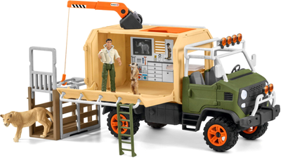 Ігровий набір із фігурками Schleich Wild Life Animal Rescue Large Truck (4059433574233)