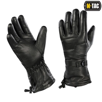 M-Tac рукавички зимові шкіряні Black M