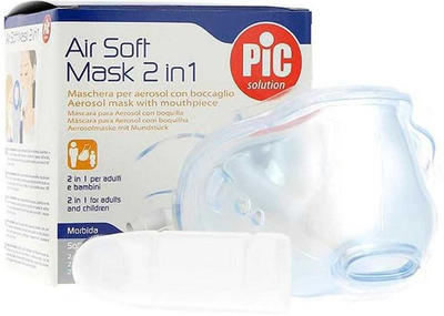 Аэрозольная маска Pic Solution Air Soft Mask с загубником 2 в 1 (8058090003229)