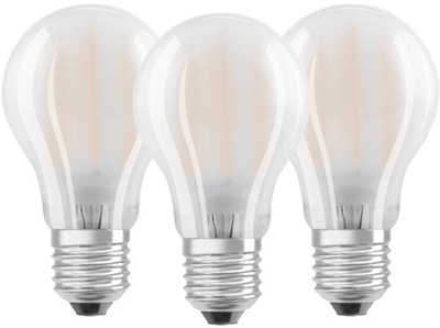 Набір світлодіодних ламп Osram LED 6.5W 2700K 230V E27 Warm White Куля 3 шт (4058075819351)