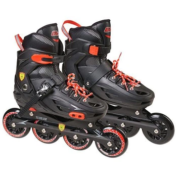Ролики раздвижные, р.L (39-43) красный (888102R)