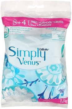 Набір одноразових станків для гоління Gillette Venus Simply 12 шт