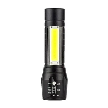 Кишеньковий алюмінієвий ліхтарик акумуляторний від USB, BAILONG BL-511 COB МХ-00006334