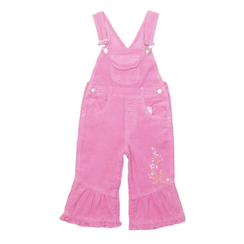 Полукомбинезон вельвет для девочки Hawk Kids COL30238 116 см Розовый