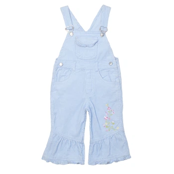 Полукомбинезон вельвет для девочки Hawk Kids COL711514 92 см Голубой
