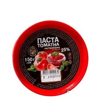 Томатна паста Файні Традиції 25% Банка 150г