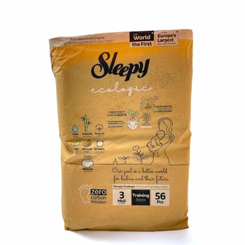 Подгузники-трусики "Sleepy" ECOLOGIC №3 MIDI (4-10 кг) 56 шт