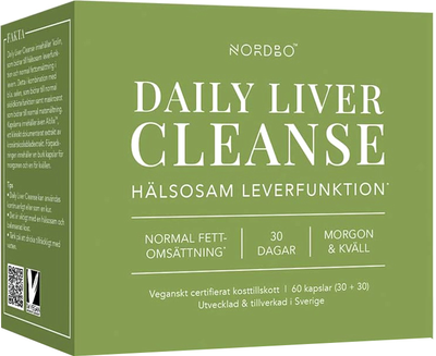 Suplement diety Nordbo Daily Liver Cleanse 60 caps (7350076867643)