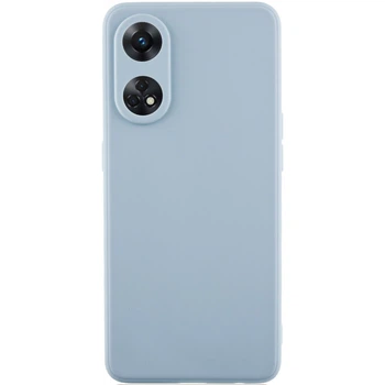 Противоударный силиконовый чехол Candy Full Camera для Oppo Reno 8 T 4G Серый / Smoky Gray