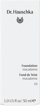 Тональний крем для обличчя Dr. Hauschka Foundation 01 Macadamia 30 мл (4020829098374)