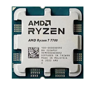 Процесор AMD Ryzen 7 7700 (100-000000592) sAM5 Tray, 3,8 (5,3 GHz Turbo), 32MB, Without Cooler