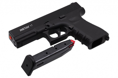 Стартовый шумовой пистолет RETAY G17 black Glok 17